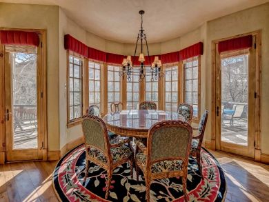 table and chairs in dining area
